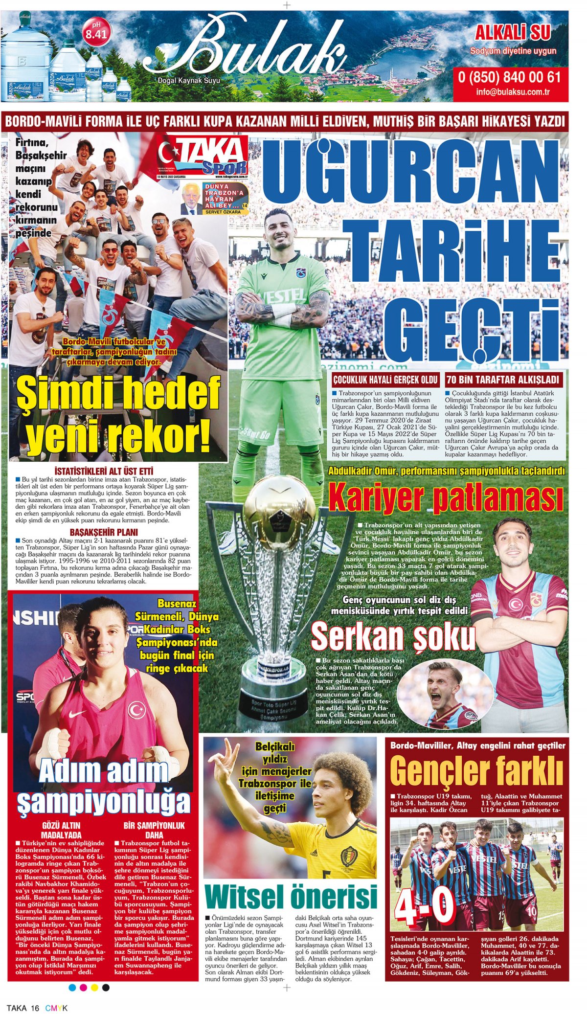 Taka Gazete - 18.05.2022 Manşeti