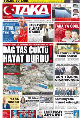 Taka Gazete - 02.07.2022 Manşeti