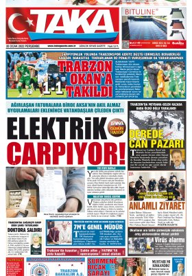 Taka Gazete - 20.01.2022 Manşeti