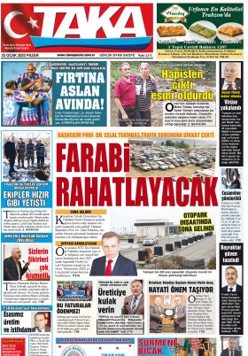 Taka Gazete - 23.01.2022 Manşeti