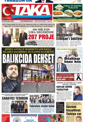 Taka Gazete - 28.01.2022 Manşeti